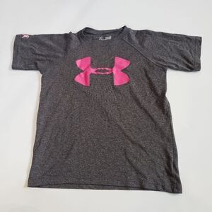 Under Armour Breast Cancer Awareness Top YXS